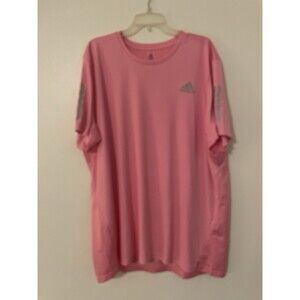 ADIDAS Pink T-Shirt Activewear 2X Running Thin